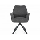 Стул SIGNAL HUGO Brego 18 темно-серый/черный, поворотный